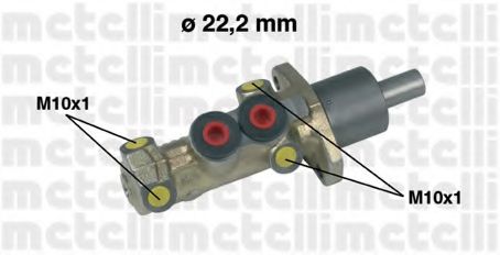 Главный тормозной цилиндр METELLI 05-0198