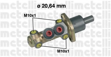 Главный тормозной цилиндр METELLI 05-0207