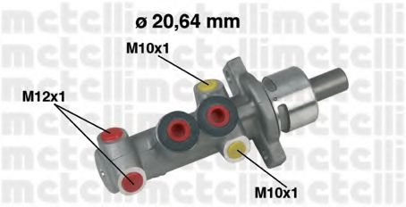 Главный тормозной цилиндр METELLI 05-0319