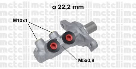 Главный тормозной цилиндр METELLI 05-0681