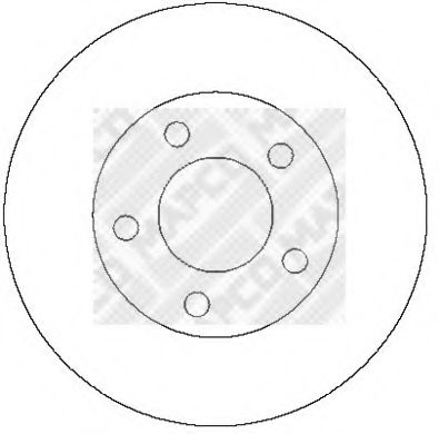 Тормозной диск MAPCO 15283