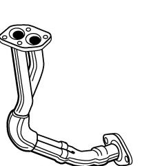 Труба выхлопного газа FONOS 10455