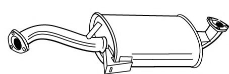 Средний глушитель выхлопных газов FONOS 610996