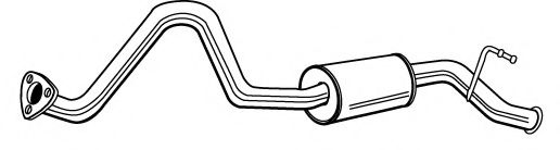 Глушитель выхлопных газов конечный FONOS 614674