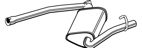 Средний глушитель выхлопных газов FONOS 616506