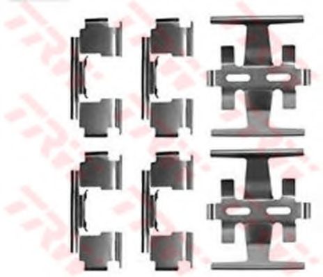 Комплектующие, колодки дискового тормоза TRW PFK266