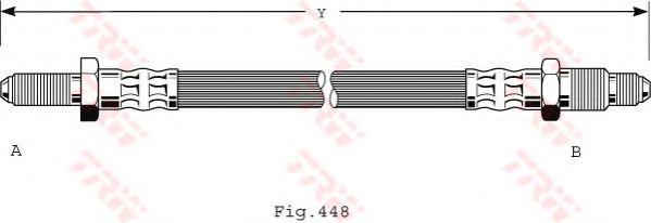 Тормозной шланг TRW PHC217
