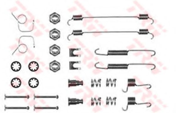 Комплектующие, тормозная колодка TRW SFK105