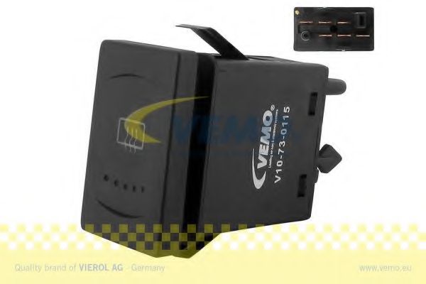 Выключатель, обогреватель заднего стекла VEMO V10-73-0115