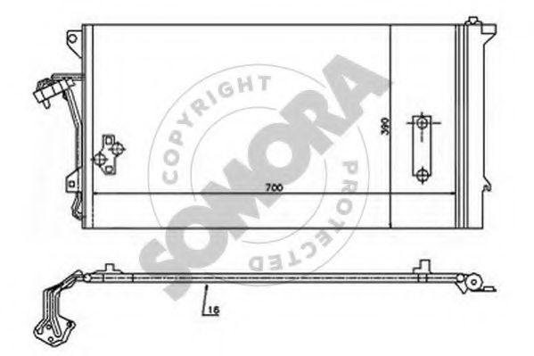 Конденсатор, кондиционер SOMORA 358560
