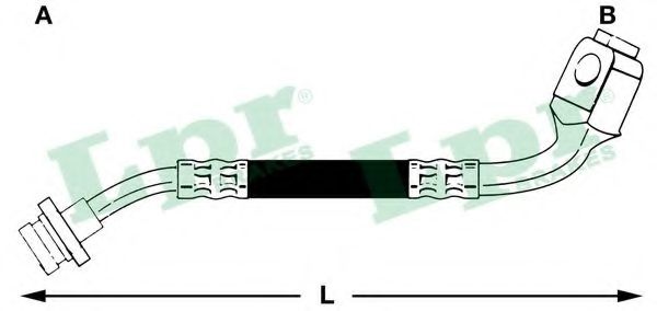 Тормозной шланг LPR 6T46500