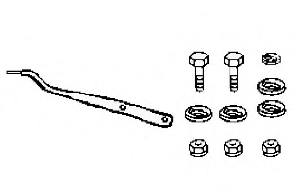 Комлектующее руля, подвеска колеса OCAP 0900498
