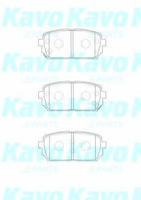 Комплект тормозных колодок, дисковый тормоз KAVO PARTS BP-4023
