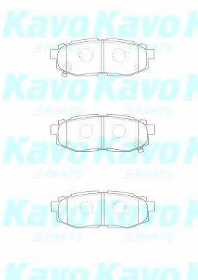 Комплект тормозных колодок, дисковый тормоз KAVO PARTS BP-8023