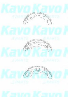 Комплект тормозных колодок KAVO PARTS BS-5434