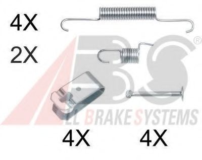 Комплектующие, стояночная тормозная система A.B.S. 0895Q