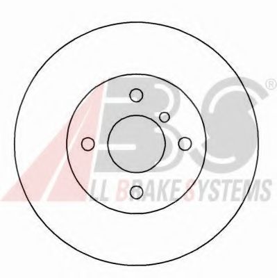 Тормозной диск A.B.S. 15721
