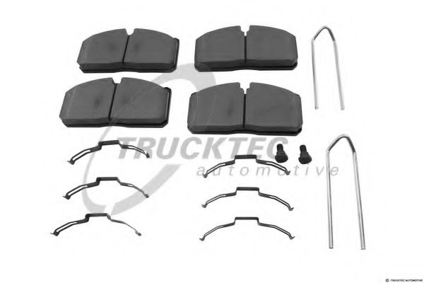 Комплект тормозных колодок, дисковый тормоз TRUCKTEC AUTOMOTIVE 05.35.040