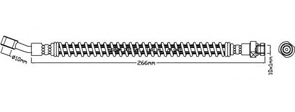 Тормозной шланг REMKAFLEX 7321