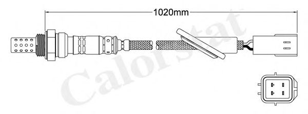 Лямбда-зонд CALORSTAT by Vernet LS140639