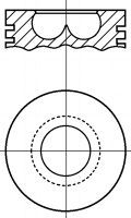 Поршень NÜRAL 87-119800-00