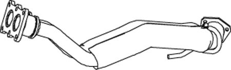 Труба выхлопного газа DINEX 74134