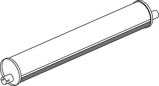 Средний глушитель выхлопных газов ZARA 9118