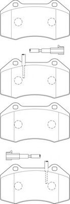 Комплект тормозных колодок, дисковый тормоз NECTO FD7491A