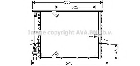 Конденсатор, кондиционер AVA QUALITY COOLING BW5180