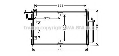 Конденсатор, кондиционер AVA QUALITY COOLING DW5065