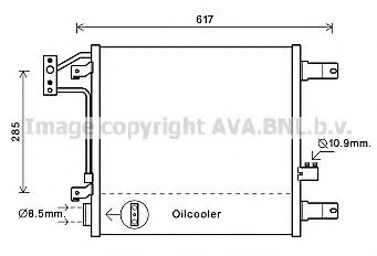 Конденсатор, кондиционер AVA QUALITY COOLING JE5057