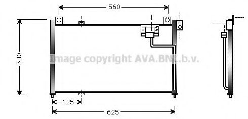 Конденсатор, кондиционер AVA QUALITY COOLING MZ5127