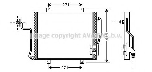 Конденсатор, кондиционер AVA QUALITY COOLING RT5191