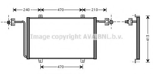 Конденсатор, кондиционер AVA QUALITY COOLING RT5278