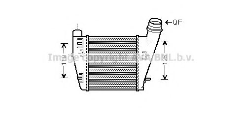 Интеркулер AVA QUALITY COOLING RTA4423