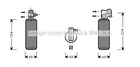 Осушитель, кондиционер AVA QUALITY COOLING RTD254