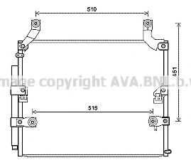 Конденсатор, кондиционер AVA QUALITY COOLING TO5697D