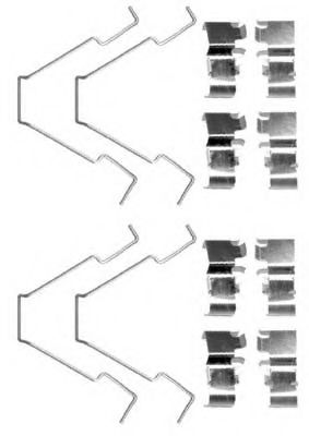 Комплектующие, колодки дискового тормоза MGA A244