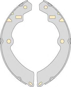 Комплект тормозных колодок MGA M768