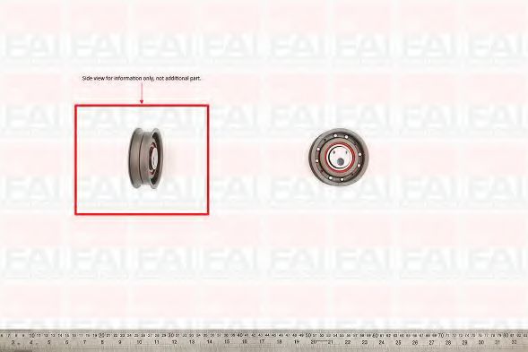 Натяжной ролик, ремень ГРМ FAI AutoParts T9243