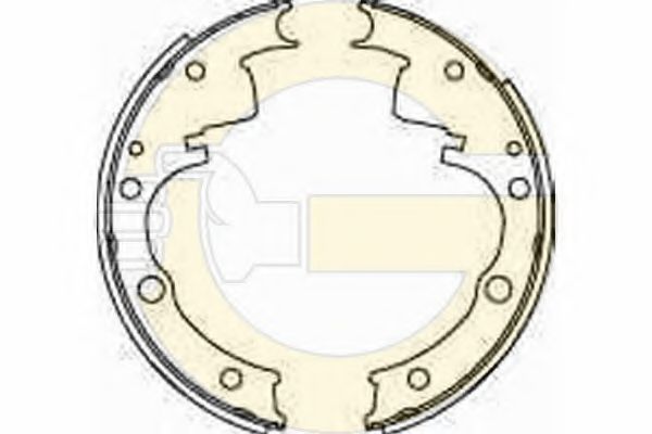 Комплект тормозных колодок GIRLING 5162096