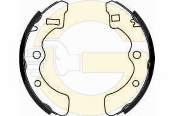 Комплект тормозных колодок GIRLING 5180859