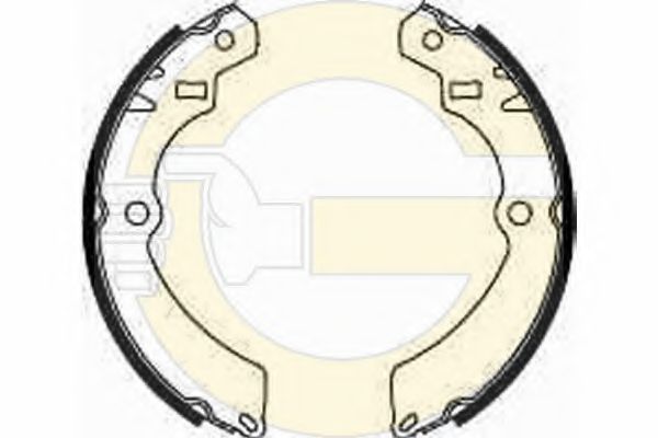 Комплект тормозных колодок GIRLING 5183019