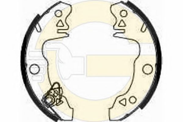 Комплект тормозных колодок GIRLING 5183183