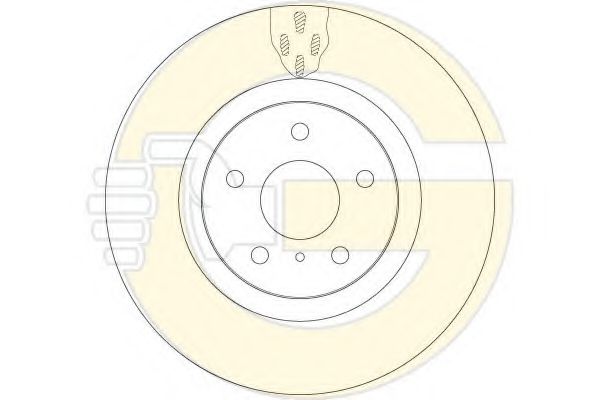 Тормозной диск GIRLING 6064801