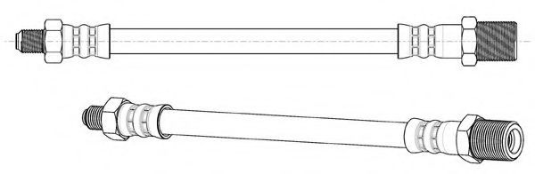 Шланг сцепления KAWE 510359