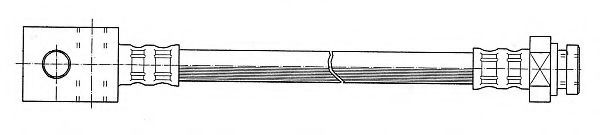 Тормозной шланг KAWE 511526