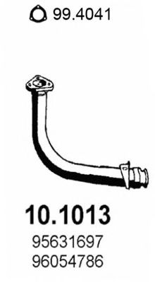 Труба выхлопного газа ASSO 10.1013