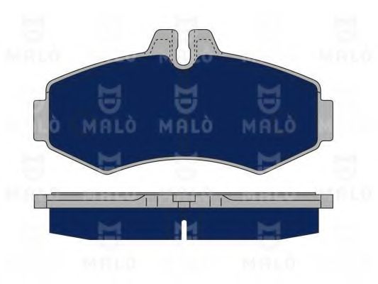 Комплект тормозных колодок, дисковый тормоз MALÒ 1050067