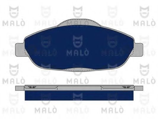 Комплект тормозных колодок, дисковый тормоз MALÒ 1050253